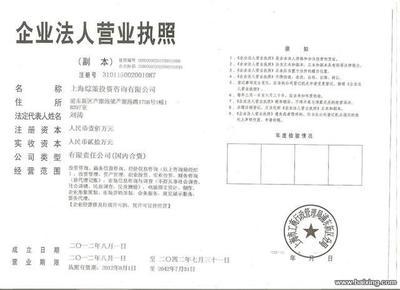 电销公司注册营业执照