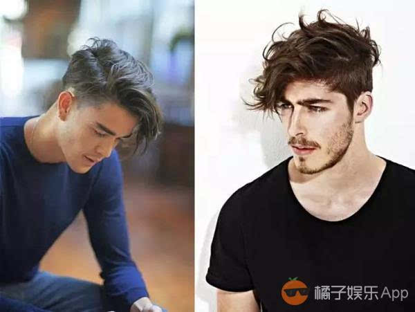 男生上梳发型