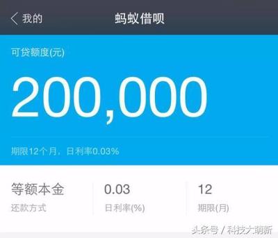你们蚂蚁借贷额度多少钱