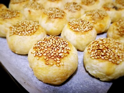 烤箱肉棋子烧饼的制作方法