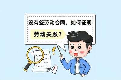 没签劳动合同怎么证明劳动关系