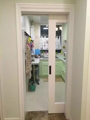 想挡一半厨房门