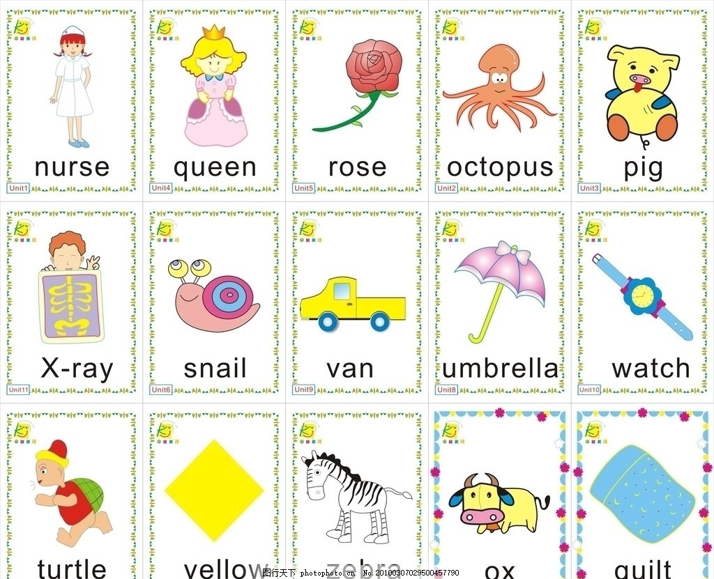 关于以a到z开头的职业单词的配图及描述