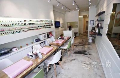 美甲店面装修效果图大全