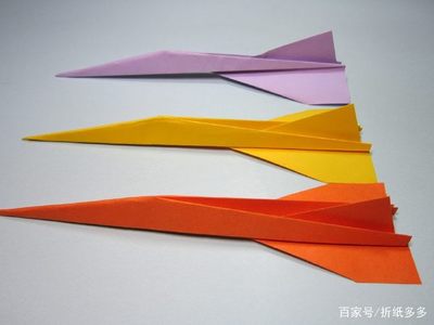 滑翔纸飞机的折法简单