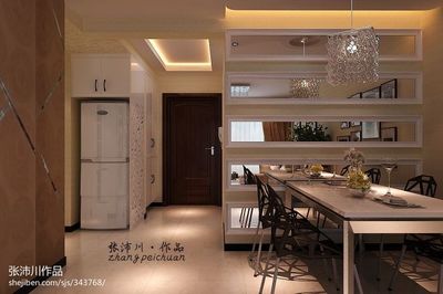酒柜屏风设计效果图