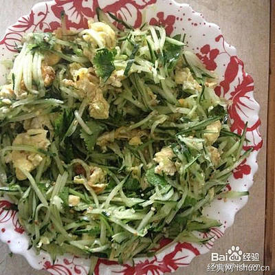 黄瓜香菜凉拌的做法