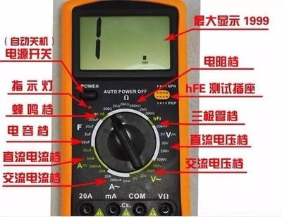 万用指针表如何测直流电流