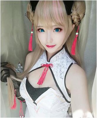 Shika小鹿鹿cos少女前线MK23蜂糖花图片包全集