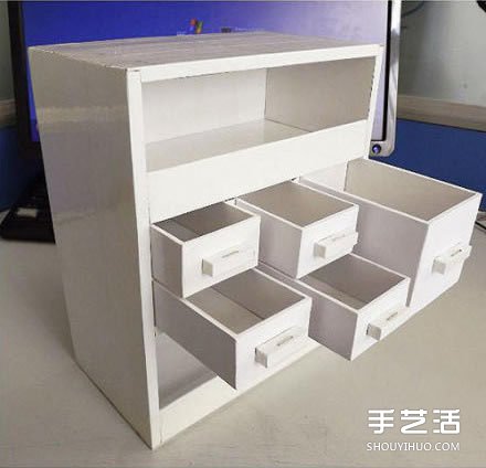纸箱手工制作柜子