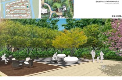室外景观设计效果图