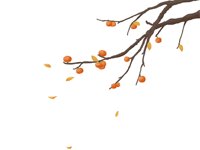 秋天的果实怎么画