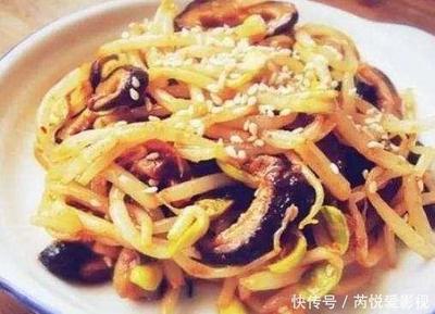 香菇木耳炒杏鲍菇