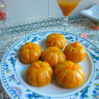 南瓜包馅的制作方法