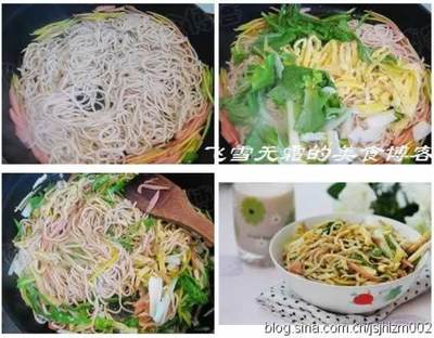 蔬菜炒面大全家常做法大全