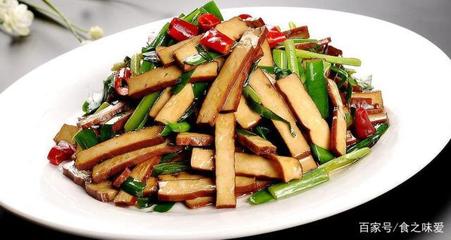 豆腐干炒菜