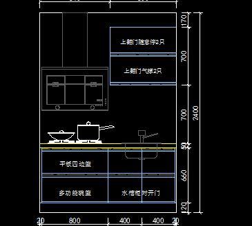 橱柜碗栏等内部布局
