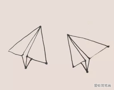 纸飞机画