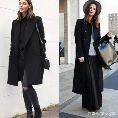 黑色大衣搭配什么颜色毛衣