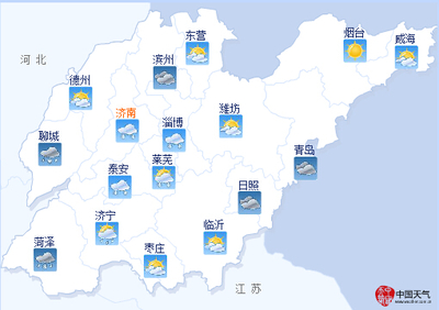 青岛日照天气预报