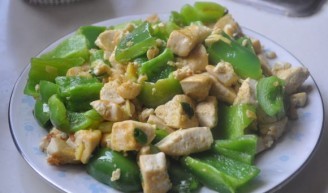 青椒豆腐的家常做法