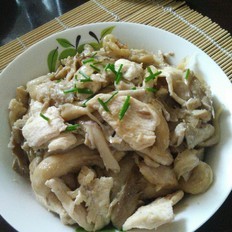 平菇炒鸡肉汤做法大全家常