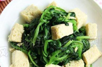 菠菜冻豆腐的做法大全家常