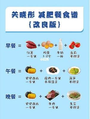 减肥一日三餐的食谱