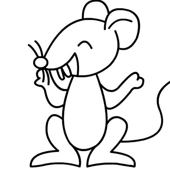 老鼠的画法简笔画图片图片
