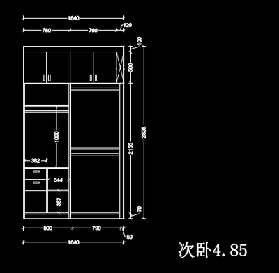 家具cad制图