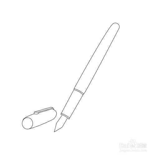 钢笔怎么画简笔画图片