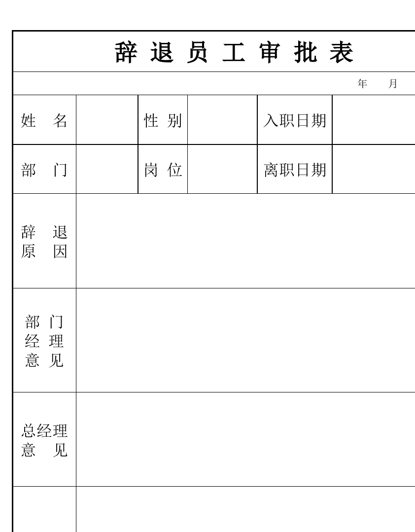 辞退报告范文