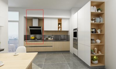 先铺地砖 整体厨房