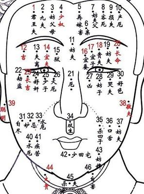 男人脸上长痣面相图解