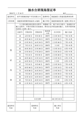 现场抽水能签证吗