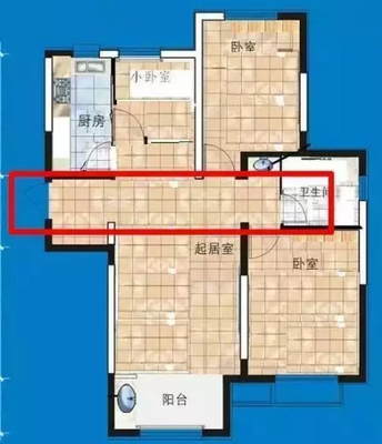 厕所门能对着厨房门