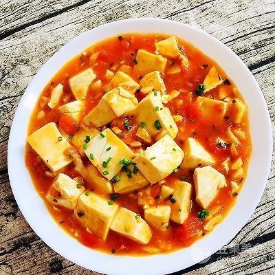 番茄炖豆腐的做法