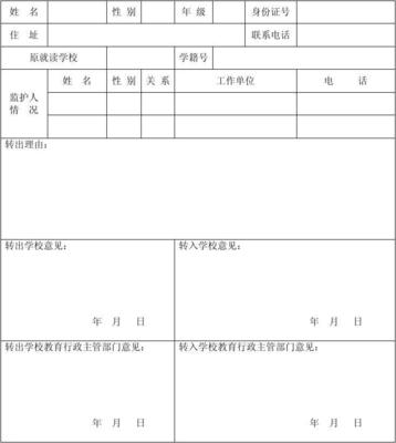 转学接受证明怎么写