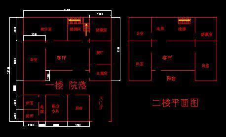 五间房子设计图平面图