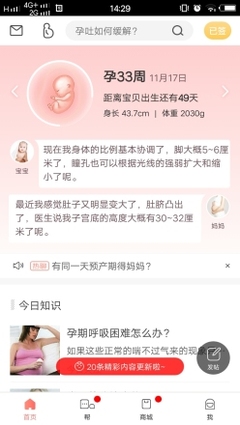 怀孕33周几个月