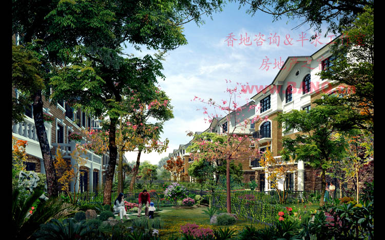 房后花园设计效果图