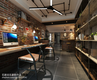 家装工业风格装修效果图