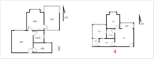 开门旁是厨房