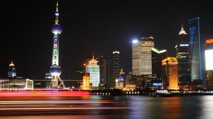 形容上海夜景的句子