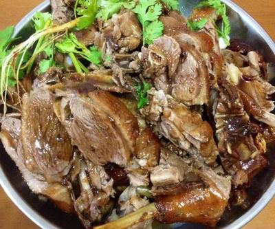 焖鹅的制作方法