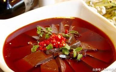 鸭血旺的制作方法