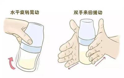 冲奶粉的步骤