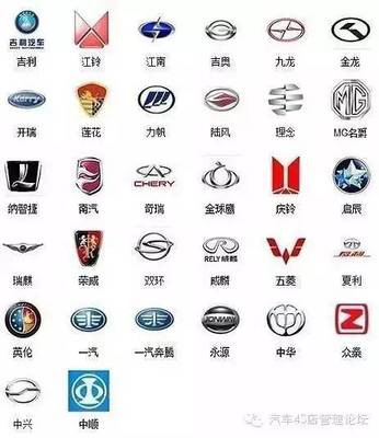 车辆名称大全