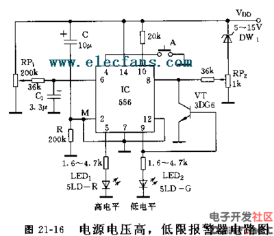 压力报警器的原理图