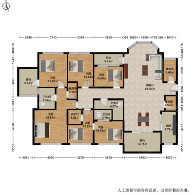 六室户型图